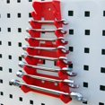 thumbnail image 2 of Black Red Plastic Wrench Organizer Tray Sockets Storage Tools Rack Sorter Standard Spanner Holders Wrench Holder black, 2 of 6
