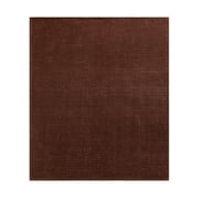 Mainstays Chenille Reverse to Plush Throw, Caffeine Brown, 50 in x 60 in