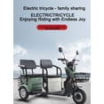 thumbnail image 4 of Triciclo eléctrico para adultos, transporte para personas mayores, niños, uso doméstico, mini scooter, ocio para tres personas, 4 of 5