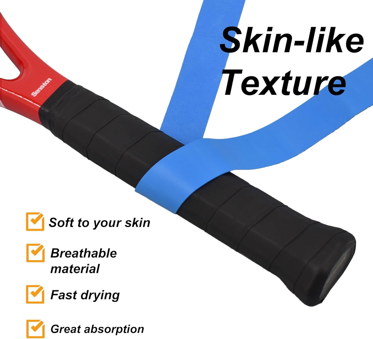 New Rackets Grip Anti Slip Perforated Super Absorbent Tennis Overgrip Badminton Overgrip Pickleballs Overgrip