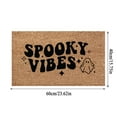 thumbnail image 3 of Halloween Welcome Doormat - "Witch Please" Funny Witch & Bat Design 23.6"x15.7" Non- Front Door Mat for Indoor/Outdoor Halloween Decor, 3 of 5