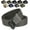 B, variant on Exteriorm-U Belt, 1.5 Nylon Ratchet Tactical Work Belt with Adjustable Release Buckle for Outdoor, Hiking