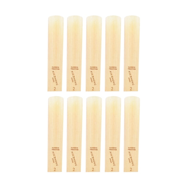 Normal Level 10-Bb Tenor Saxophone Sax Reeds Strength 2.0 for Beginners, 10pcs/ Box
