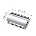 thumbnail image 4 of Safety Razor Head for Shaving Razor Barber Double Edge Shaving Safety Razor Open Head Professional Beard Hair Shaving Tool, 4 of 6