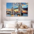 thumbnail image 2 of Elephant Stock Tower Bridge Of London Wall Art - Horizontal Multi Panel Canvas - Living Room Wall Decor - Places Multi Panel - Gray And Orange Decor - 50" x 32", 2 of 8