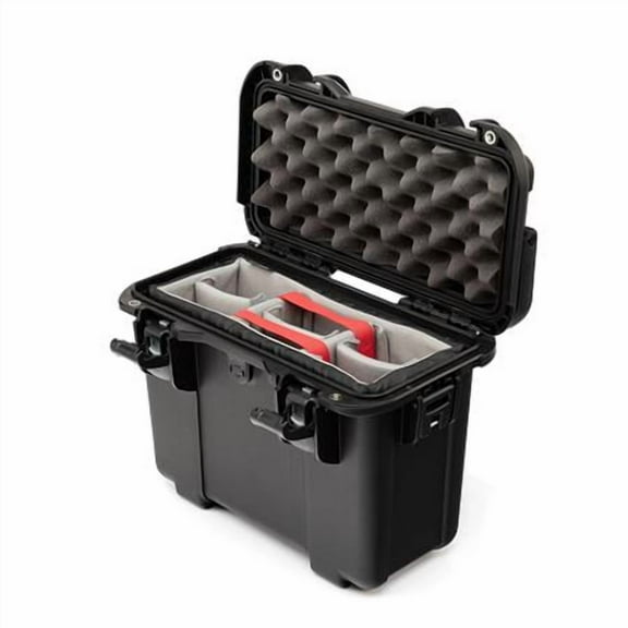 T30 Top Loader Waterproof Hard Case with Padded Dividers, Black