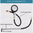 thumbnail image 4 of Automotive Diagnostic Equipment, Compression Tester Kit, Durable High-Quality Materials, Accurate Data Reading on Petrol Engines Compatibility (11PCS), 4 of 5