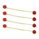 thumbnail image 1 of Pelotas de Escalera, Pelota de Golf para Lanzar, Juegos de Jardín para Niños Y Adultos, Juegos de Lanzamiento, Deportes, Césped, Jardín, 4,2 Cm, Juego 4 piezas rojas, 1 of 8