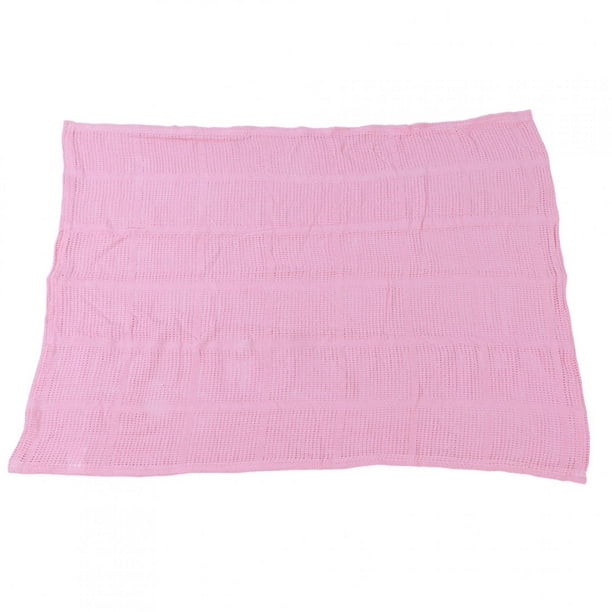 Manta para bebé Manta para pañales unisex para bebé, multiusos, transpirable, para bebé (rosa 70*90)