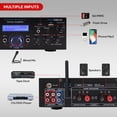 thumbnail image 2 of Receptor de audio estéreo Pyle PDA5BU.0 200 W Bluetooth 4 Ohm, 2 of 7