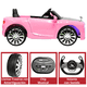 thumbnail image 4 of Montable Electrico Clásico para Niños Conexiones Bluetooth USB y Auxiliar Luces Sonido 12v - Rosa, 4 of 7
