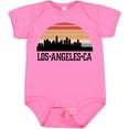 thumbnail image 3 of Inktastic Los Angeles California Skyline Retro Boys or Girls Baby Bodysuit, 3 of 5
