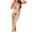 Rose Gold, variant on Camisole Pajama Set For Women Soft Sleepwear Loungewear Imitation Silk Camisole Sleeveless Pjs Lounge Sets Black M