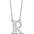 thumbnail image 1 of Custom Personalized Sterling Silver/Rhodium-plated Initial with Date Necklace Sterling Silver: Jewelry by Sweet Pea - Made in USA, 1 of 5