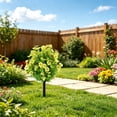 thumbnail image 4 of DefiDgd Outdoor Artificial Green Plant Ground Stake Bush,Faux Greenery Bush Ornament for Outdoor Yard Patio Lawn Porch Garden Landscaping Holiday Daily Home Decoration(PP), 4 of 6