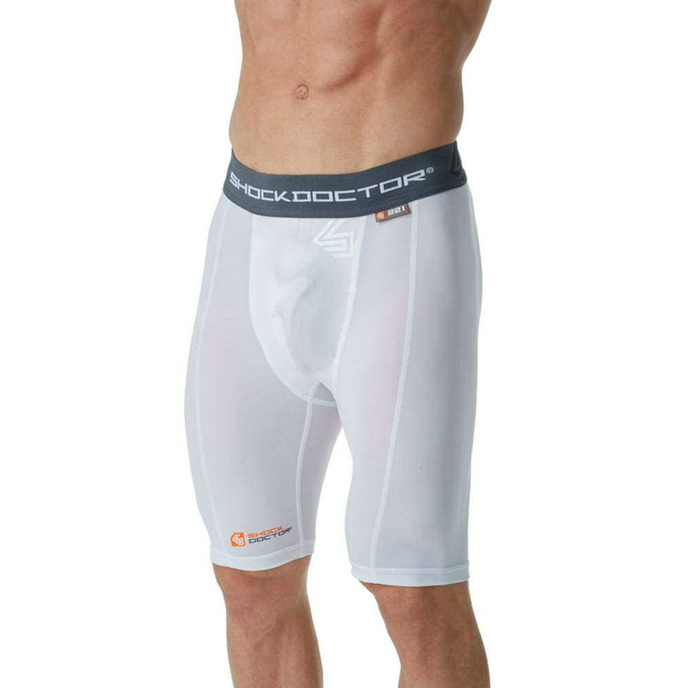 Men's Shock Doctor 221 Core Compression Short with BioFlex Cup ...
