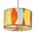 thumbnail image 5 of Eangee Home Design Drum Pendant 18 Inch, Shade Made Of Cocoa Leaves, 18x18x10 Inches, 5 of 8
