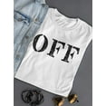 thumbnail image 2 of Text, Off Women T-Shirt, Female x-Large, 2 of 4