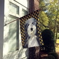 thumbnail image 2 of Carolines Treasures SS4290-FLAG-PARENT Bearded Collie Candy Corn Halloween Portrait Flag  multicolor, 2 of 2