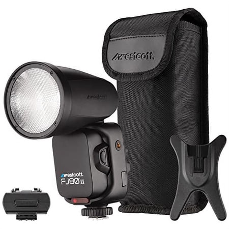 UPC: 0810008714348 | FJ80 II M 80W Universal Touchscreen TTL Speedlight Flash with Adapter for Sony Cameras  Black