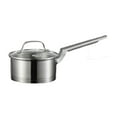 thumbnail image 1 of Starfrit The Rock Wave 2.3L (2.5QT) Stainless Steel Saucepan with Lid, Wave .Tec Non-Slip Handle, Oven Safe, PFOA Free, Dishwasher Safe, Silver, 1 of 10
