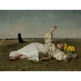 thumbnail image 3 of Jozef Chelmonski 14x12 Black Modern Framed Museum Art Print Titled - Indian Summer (1875), 3 of 5