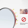 thumbnail image 4 of Wall Mirror, Wall Mounted Makeup Mirror, 10X/3X Magnification 8 Inch Two-Sided Swivel Vanity Mirror Extendable Bathroom Cosmetic Shaving Mirror Chrome Finish, 4 of 7