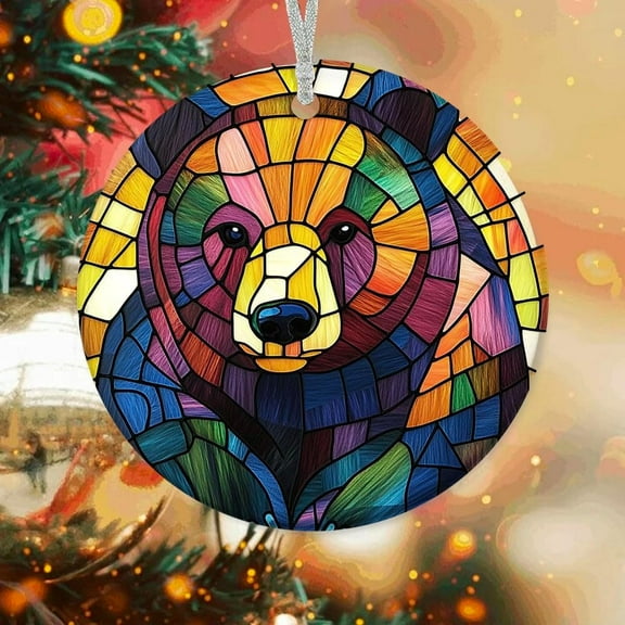 Customized Bear Christmas Ornaments, Bear for Christmas Tree, Bear Christmas Décor, Ornament 2025 zPIQa8