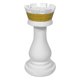 thumbnail image 2 of con oro Piezas de ajedrez Estatua Artesanía Decoración del hogar Torre Sunnimix estatua del rey del ajedrez, 2 of 7