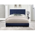 thumbnail image 2 of ACME Ishiko III Queen Bed in Dark Blue Velvet, 2 of 2