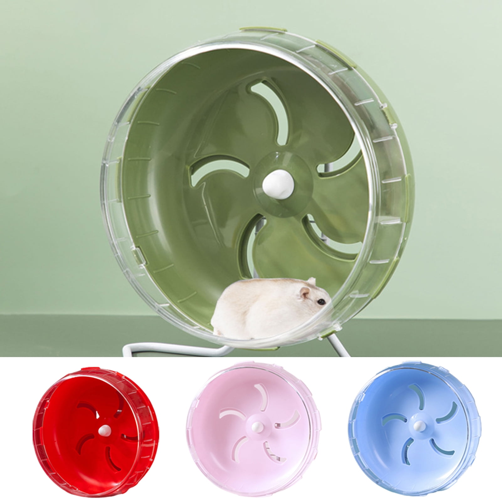 YIFAEUX Hamster Running Wheel Smooth Edge Bite Resistant Hamster Guinea Pig Exercise Toy Pet Supplies