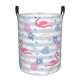thumbnail image 1 of Balery Flamingo and Pineapple Cesta de ropa redonda con asas, impermeable, independiente, para ropa, juguetes, dormitorio y familia-Small, 1 of 6