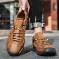 thumbnail image 7 of Domuza Orthopedic Shoes for Women Arch Support Slip on Non Slip Sneakers Wide Mesh Stretch House Shoes Comfortable 2026 New Foam Shoes Light Brown 5.5（EU-36）, 7 of 7