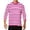 Hot Pink, variant on Men's Casual Cotton Spandex Striped Crewneck Long-Sleeve T-Shirt, Soft Breathable Tee for Daily Wear and Outdoor Activities
