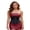 Black, variant on Women Corset Belt Wide Elastic Underbust Bustier Tie up Cinch Belt for Dress Renaissance Pirate Costume