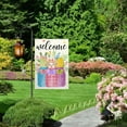 thumbnail image 4 of MIZHONA 28" x 40" Burlap Spring Garden Flag,Double-Sided Easter Eggs Summer Outdoor Decoration, 4 of 5