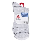 Reebok Men's Lightweight Mid Crew Socks, 6-Pack