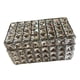 thumbnail image 1 of Joyero de cristal, organizador de baratijas con tapa, collares, contenedor de joyas para Plata, 1 of 9