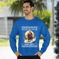 thumbnail image 3 of Christmas Sweatshirt, Howdy Santa Cowboy Riding Horse Christmas Sweatshirt, Western Ugly Sweater, Rustic Crewneck for Parties & Gifts, 3 of 5