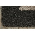 thumbnail image 4 of Nourison Amore Shag Silver/Charcoal 3'11" x 5'11" Area Rug, (4x6), 4 of 5