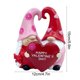 thumbnail image 3 of Estatua de pareja de enanos para San Valentín | Decoración romántica de mesa de resina con corazón y rosa | Adorno para el hogar y la oficina | 12 x 15 cm, 3 of 6