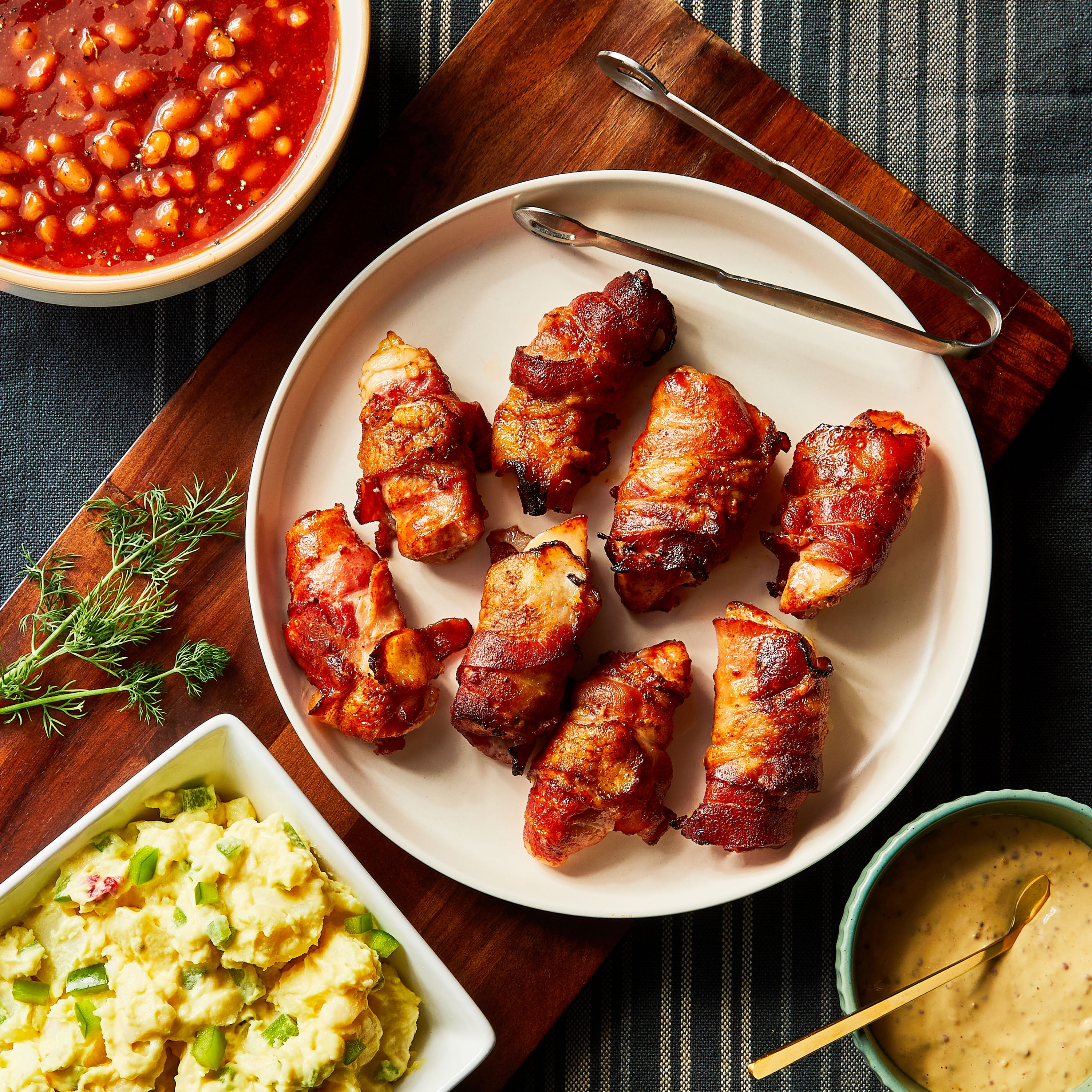 Marketside Bacon-Wrapped BBQ Seasoned Chicken Grillers, 1 Pack