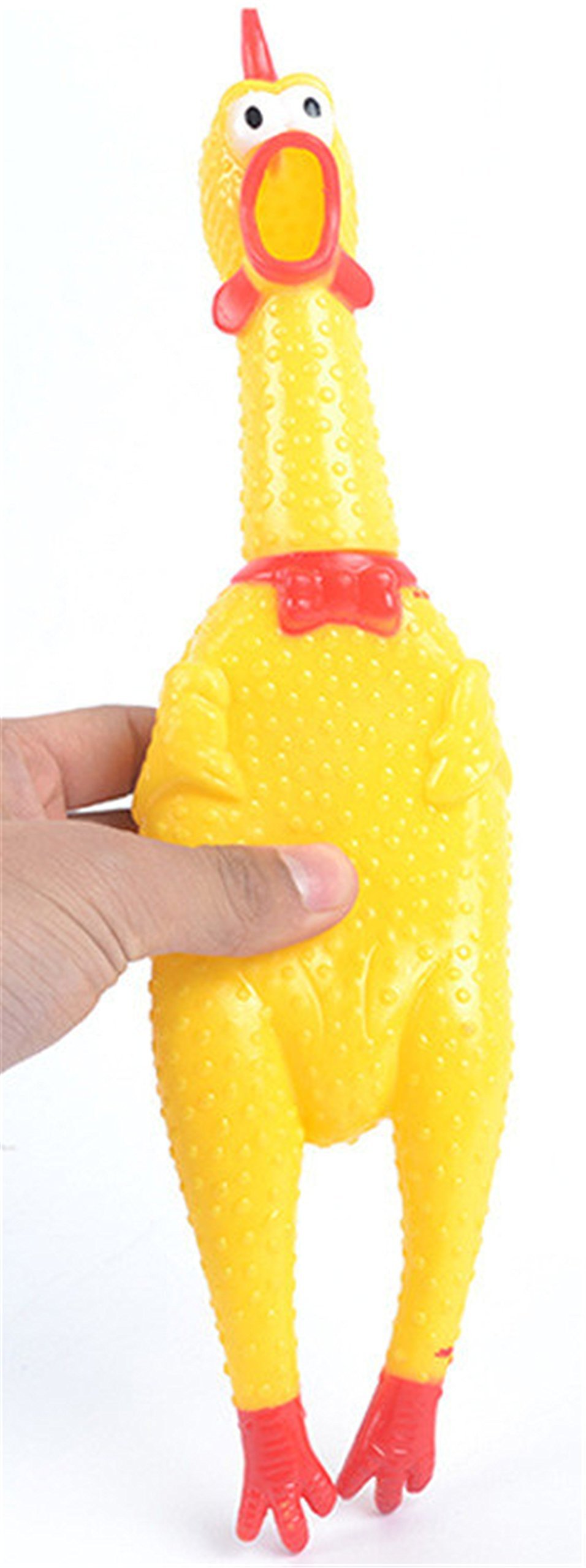 POPLAY Rubber Chicken /Squeeze Chicken,Prank Novelty,Yellow Walmart