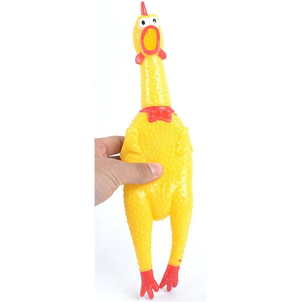 POPLAY Rubber Chicken /Squeeze Chicken,Prank Novelty,Yellow Walmart