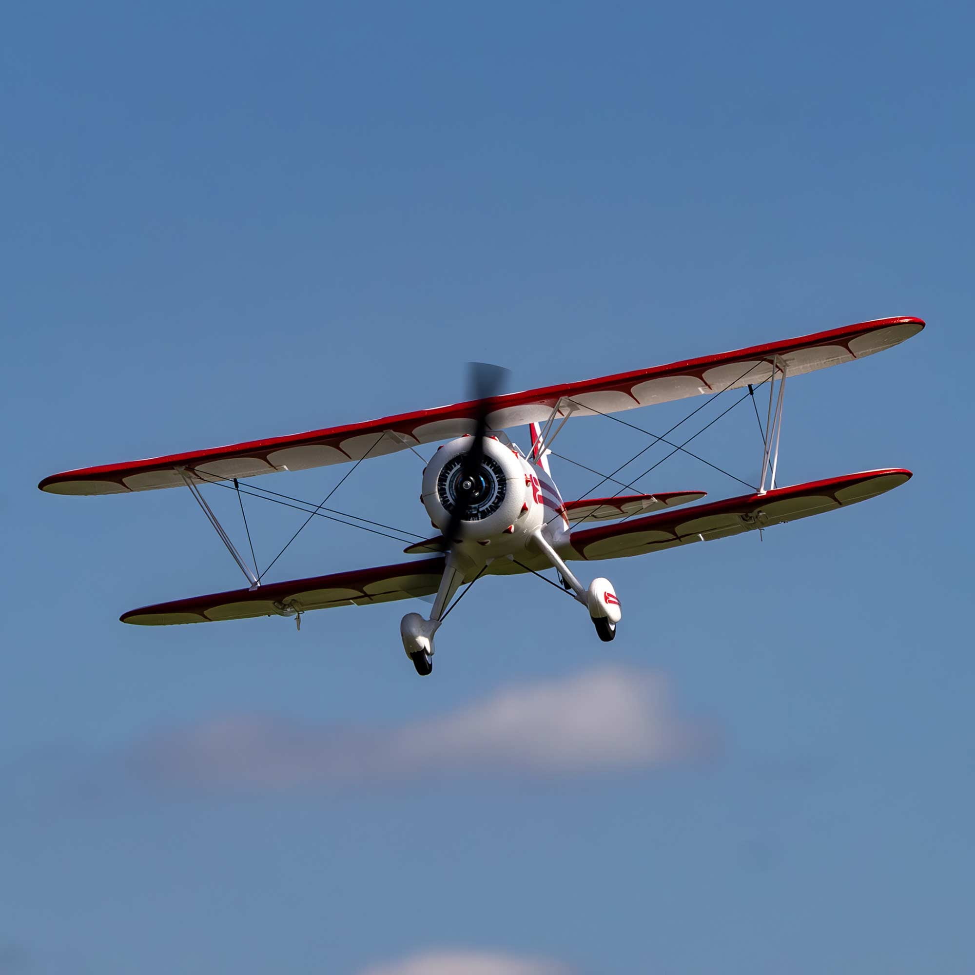 E-flite RC Airplane UMX WACO White BNF Basic Transmitter Battery and Charger Not Included with AS3X & SAFE EFLU53550