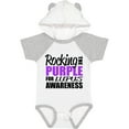 thumbnail image 3 of Inktastic Rocking the Purple for Lupus Awareness Boys or Girls Baby Bodysuit, 3 of 5