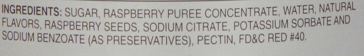 Monin Fruit Puree, Raspberry, 33.8 Ounce Bottles