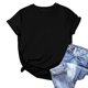 thumbnail image 1 of mfyjkho Tops Bohemios Para Mujer, Suéter Casual De Manga Corta De Color Liso Para Mujer De Moda Tops Para Hacer Ejercicio S, 1 of 4