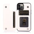 thumbnail image 1 of For IPhone 14 13 12 11 Pro Max XR XS Max SE 2022/2020 7 8 Plus Wallet Case With Card Holder, PU Leather Kickstand Card Slots Case, Double Magnetic Clasp And Durable Shockproof Cover, 1 of 5