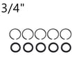 thumbnail image 1 of 5 Sets Pneumatic Wrench Socket Retainer Rings W O-Ring3 8 1 2 3 4 1, 1 of 6